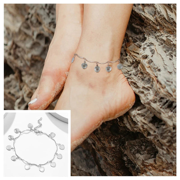 Snake Chain Anklet for Women Girls Adjustable Summer Beach Chain Anklet Bracelet Mother's Day Gifts Stainless Steel Not Allergic Meaeguet Offfical Store