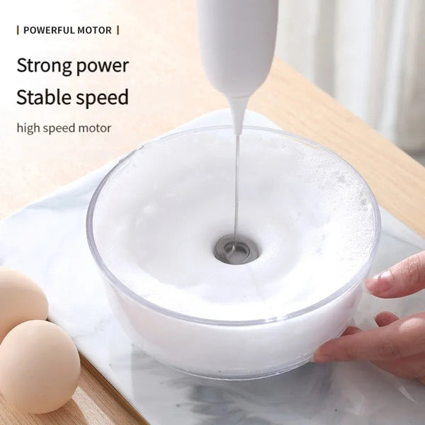 1PC Battery Model Handheld Egg Beater Froth Mixer Kitchen Automatic Coffee Milk Foaming Mixer Kitchen Whisk Tools Shop1102829035 Store
