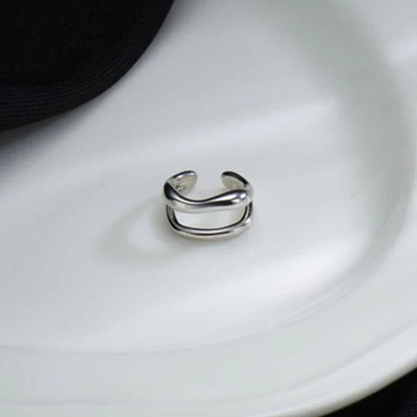 Punk Irregular Geometric Ear Cuff Earrings for Women Non-Piercing Metal Ear Clip Earring Fake Cartilage Fashion Jewelry Party Yerik Official Store