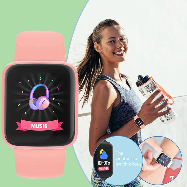 Multifunctional Smart Watch Men Women Bluetooth Connected Phone Music Fitness Sports Bracelet Sleep Monitor Y68 Smartwatch D20 OPUYYM Smartwatch Store
