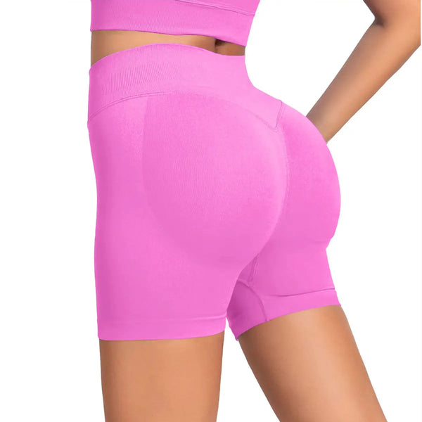 NCLAGEN Seamless Shorts 4.5" Gym Shorts Woman Scrunch Butt Fitness Sports Short Workout Seamless Leggings Running Yoga bottoms NCLAGEN Gym Wear Store