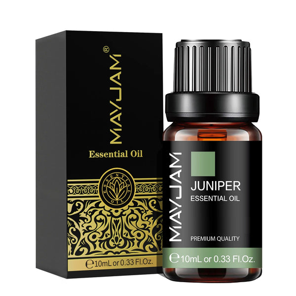 MAYJAM 10ML Lavender Lemongrass Jasmine Vanilla Eucalyptus Rose Lemon Essential Oil For Humidifier Diffuser Candle Making MAYJAM Official Store