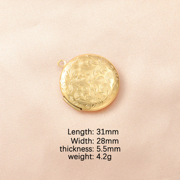 Mirror Necklace DIY Photo Frame Necklace Maiden-Art