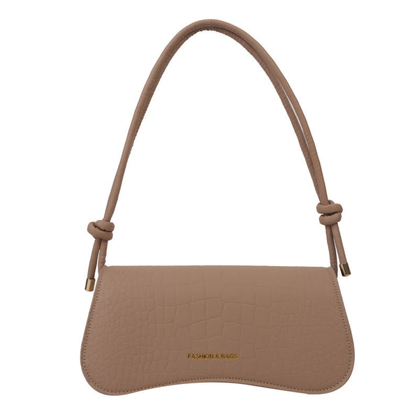 Summer Minimalist PU Underarm Bag Chic Solid Color Square Shoulder Purse Versatile Crossbody Tote For Women Elegant Office Maiden-Art
