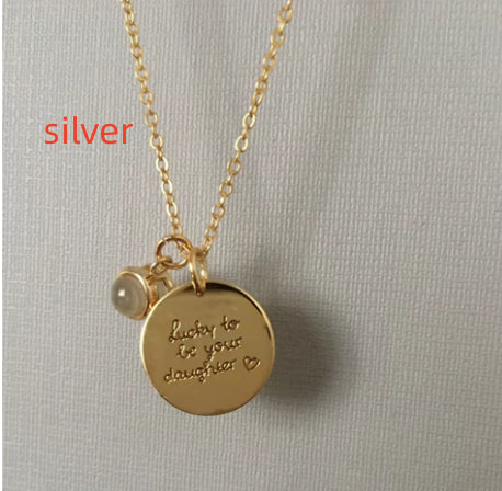 Personalized Projection Photo Necklace With Bar Necklaces Engraving Name Maiden-Art