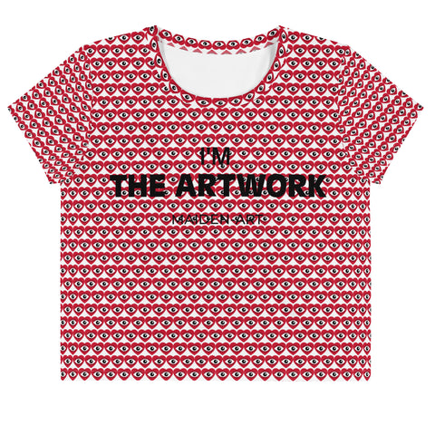 I'm The Artwork All-Over Print Crop Tee