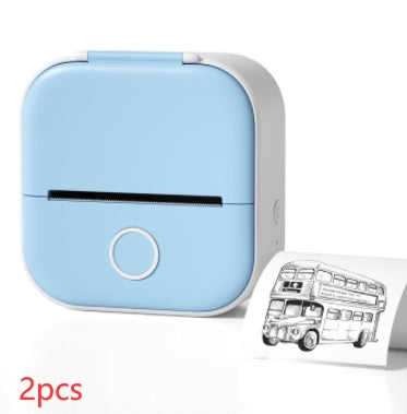 Portable Mini Thermal Label Printer Home Photo Printer Student Wrong Question Printer Bluetooth-compatible Mini Label Printer Price Tag Maiden-Art