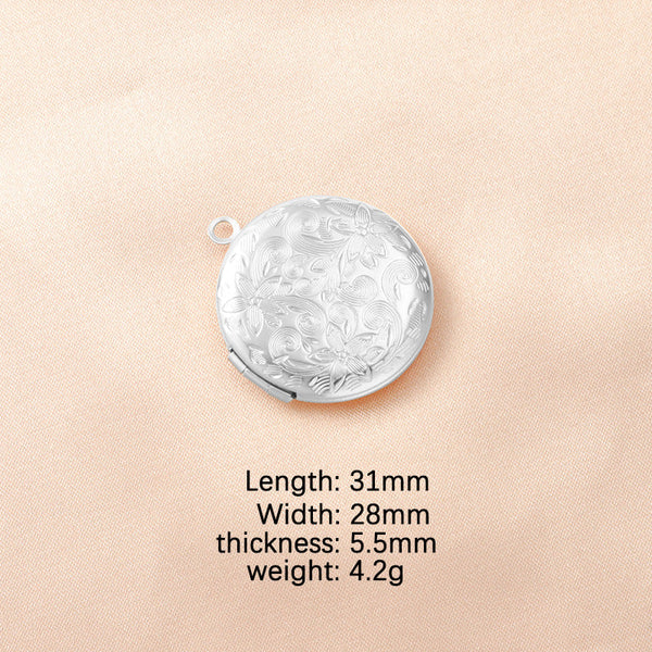 Mirror Necklace DIY Photo Frame Necklace Maiden-Art