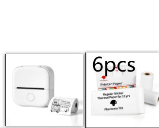 Portable Mini Thermal Label Printer Home Photo Printer Student Wrong Question Printer Bluetooth-compatible Mini Label Printer Price Tag Maiden-Art