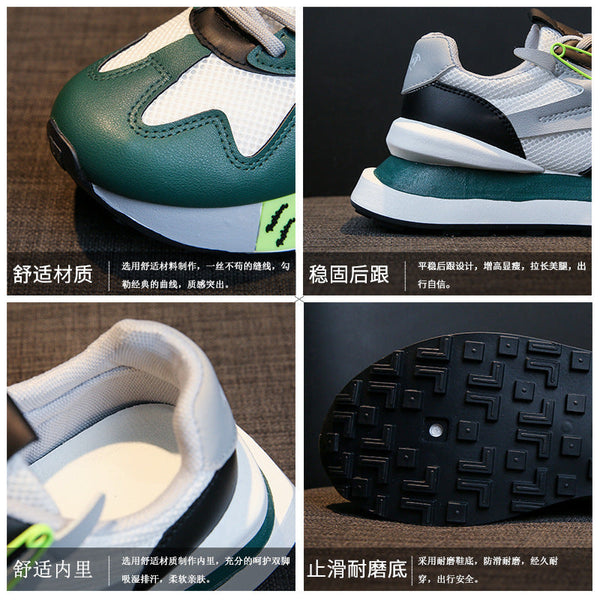 Daddy Breathable Summer Genuine Leather Thick Bottom Women's Clothing Argan Sneaker Maiden-Art