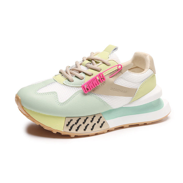 Daddy Breathable Summer Genuine Leather Thick Bottom Women's Clothing Argan Sneaker Maiden-Art