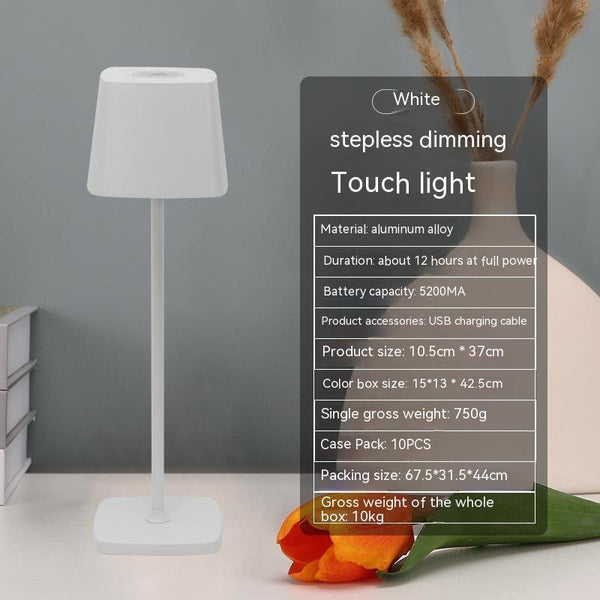 USB Rechargeable Desk Lamp Bedroom Touch Led Atmosphere Small Night Lamp Maiden-Art