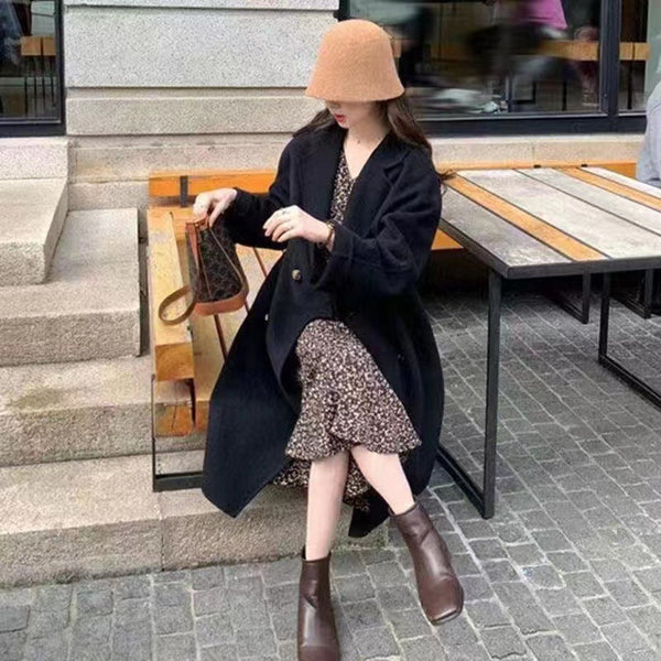 Small High-grade Woolen Coat For Women Maiden-Art