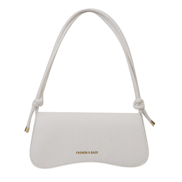 Summer Minimalist PU Underarm Bag Chic Solid Color Square Shoulder Purse Versatile Crossbody Tote For Women Elegant Office Maiden-Art