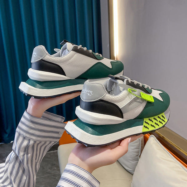 Daddy Breathable Summer Genuine Leather Thick Bottom Women's Clothing Argan Sneaker Maiden-Art