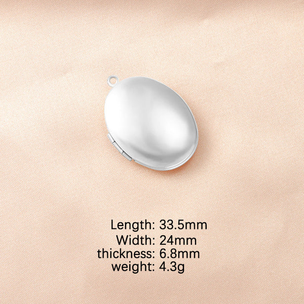 Mirror Necklace DIY Photo Frame Necklace Maiden-Art