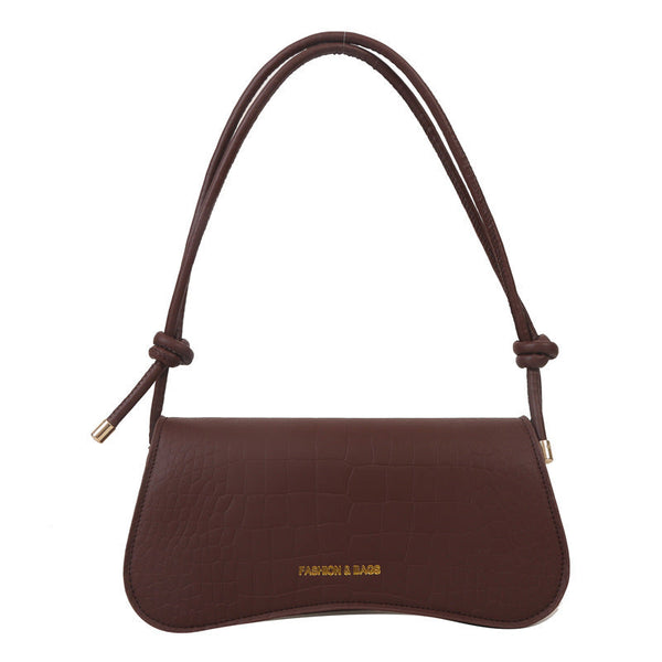Summer Minimalist PU Underarm Bag Chic Solid Color Square Shoulder Purse Versatile Crossbody Tote For Women Elegant Office Maiden-Art