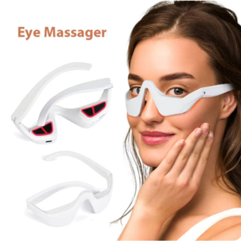 Eye Massager Relieves Eye Fatigue Eyes Massage Glasses Eye Fatigue Relief Massager Under-Eye Glasses Massager Anybestbuy Store