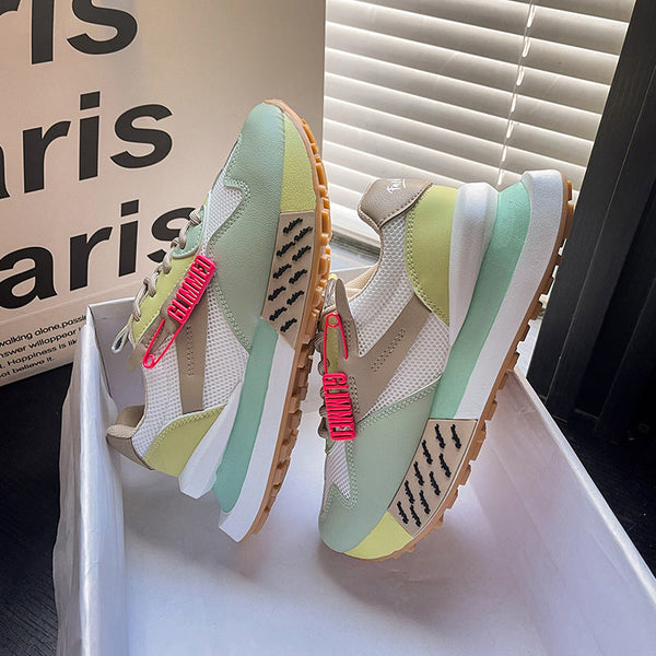 Daddy Breathable Summer Genuine Leather Thick Bottom Women's Clothing Argan Sneaker Maiden-Art