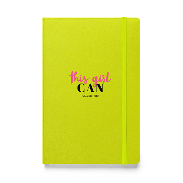 This Girl Can Hardcover bound notebook