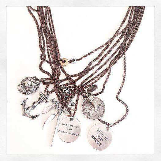 Mens life is too short disk chain necklace - Maiden-Art