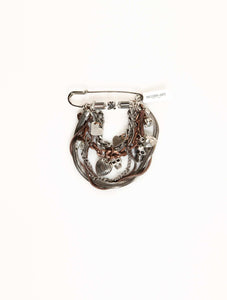 Multichain Brooch - Spilla con fili di catene e pendenti - Maiden-Art