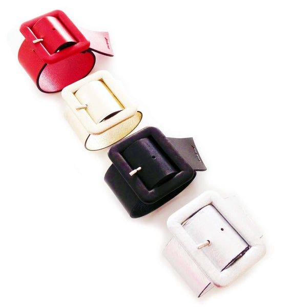True Leather Belt Cuffs - Maiden-Art
