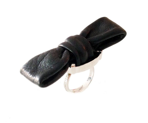 True Leather Bow Rings - Maiden-Art