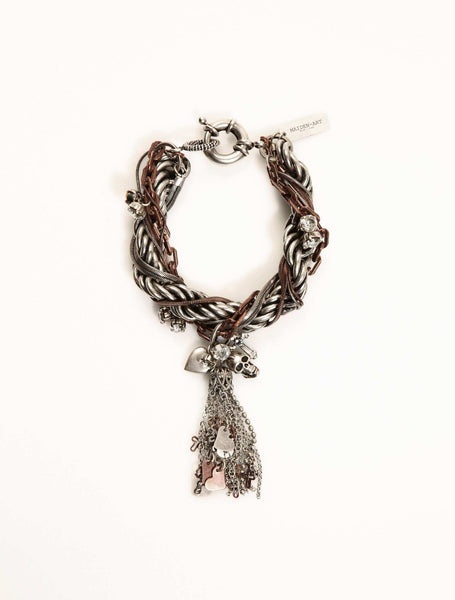 Multichain Bracelet - Bracciale con fili di catene e pendenti - Maiden-Art