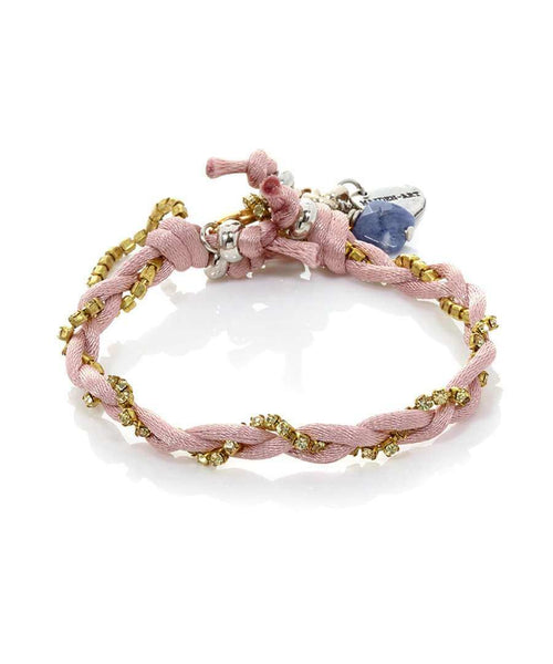 Friendship bracelets with Lapis lazuli stones & crystal - Maiden-Art