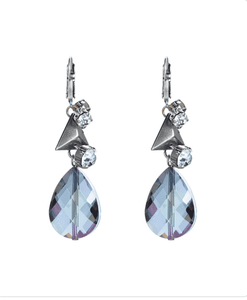 Dangle and drop earrings with Swarovski crystals and studs. - Maiden-Art