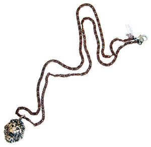 Mens lion chain necklace - Maiden-Art