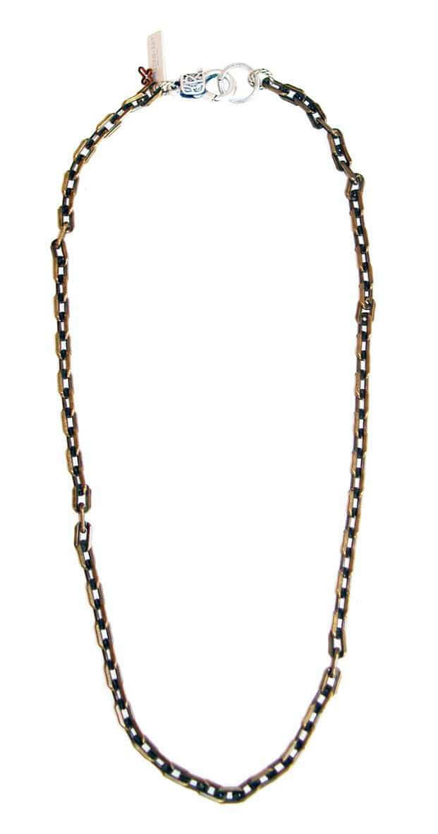 Mens brass chain necklace - Maiden-Art