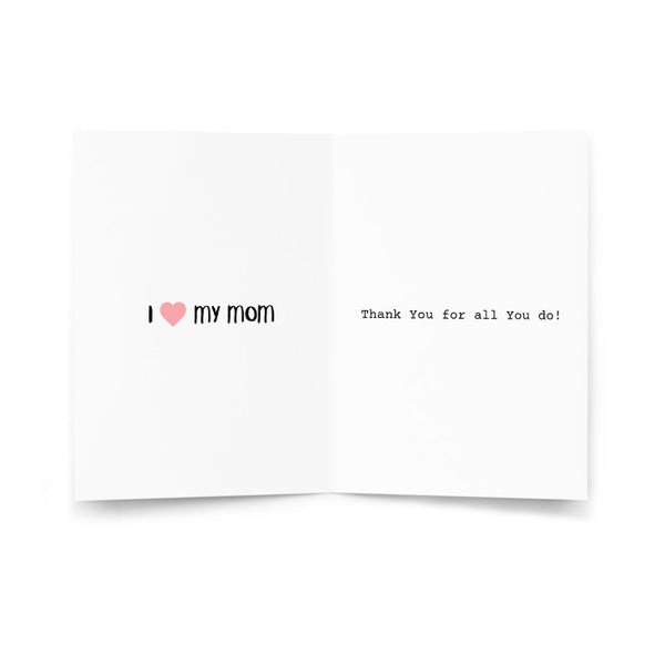Best Mom Ever - Greeting card - Maiden-Art