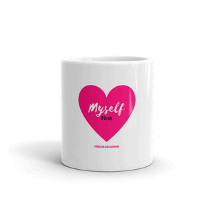 Love Myself First - Pink Heart - Mug - Maiden-Art