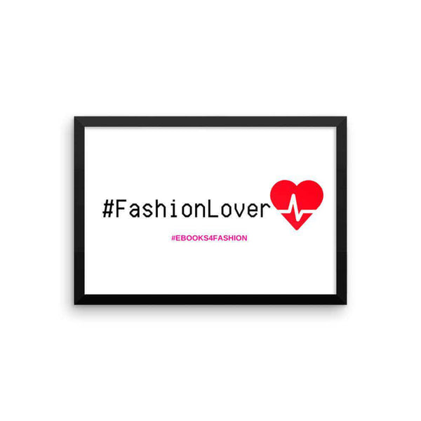 #FashionLover Framed poster - Maiden-Art