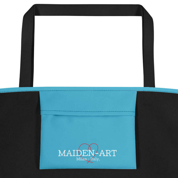 Beach Bag - Turquoise - Maiden-Art