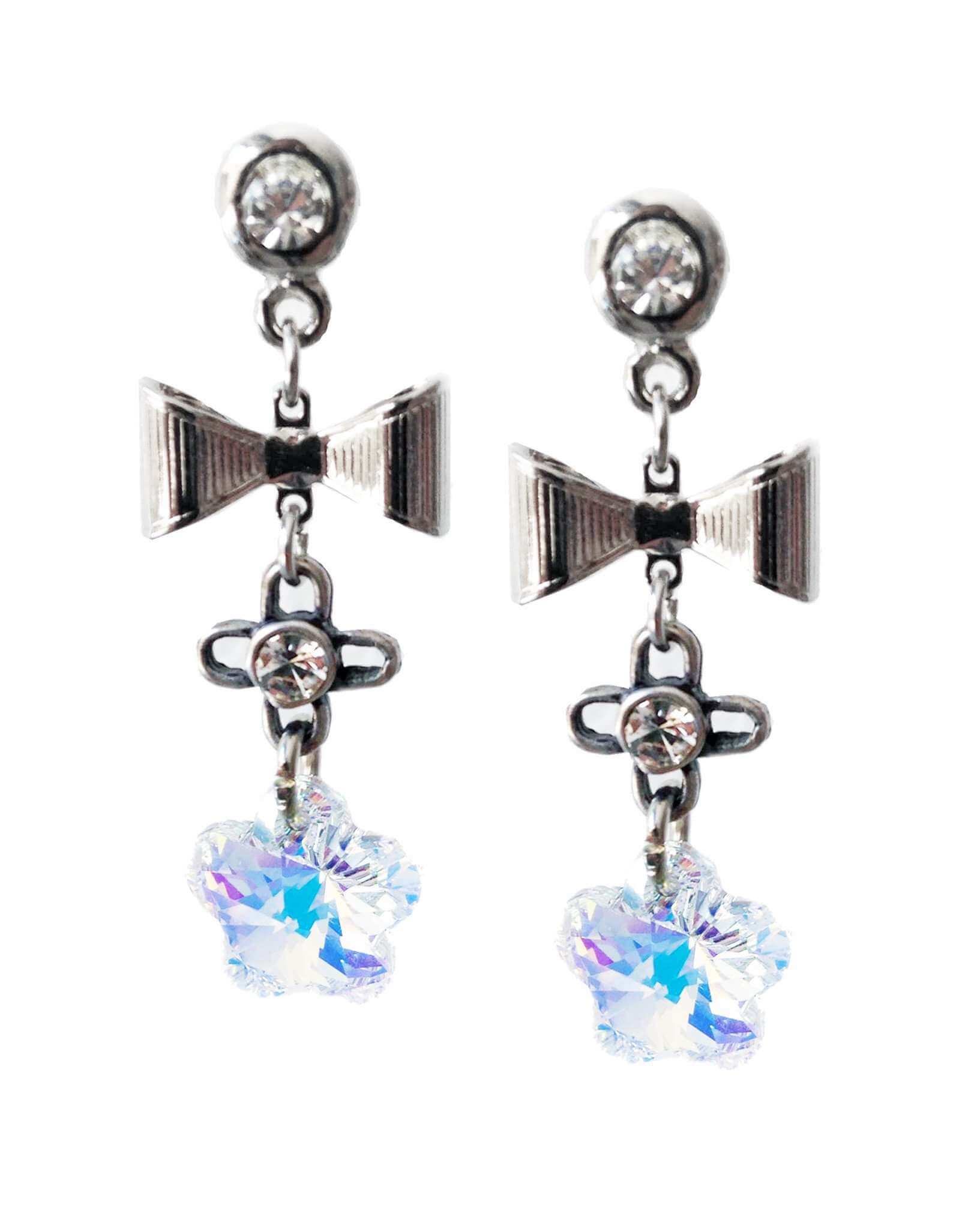 Dangle and drop earrings with Crystallized Swarovski element - Maiden-Art