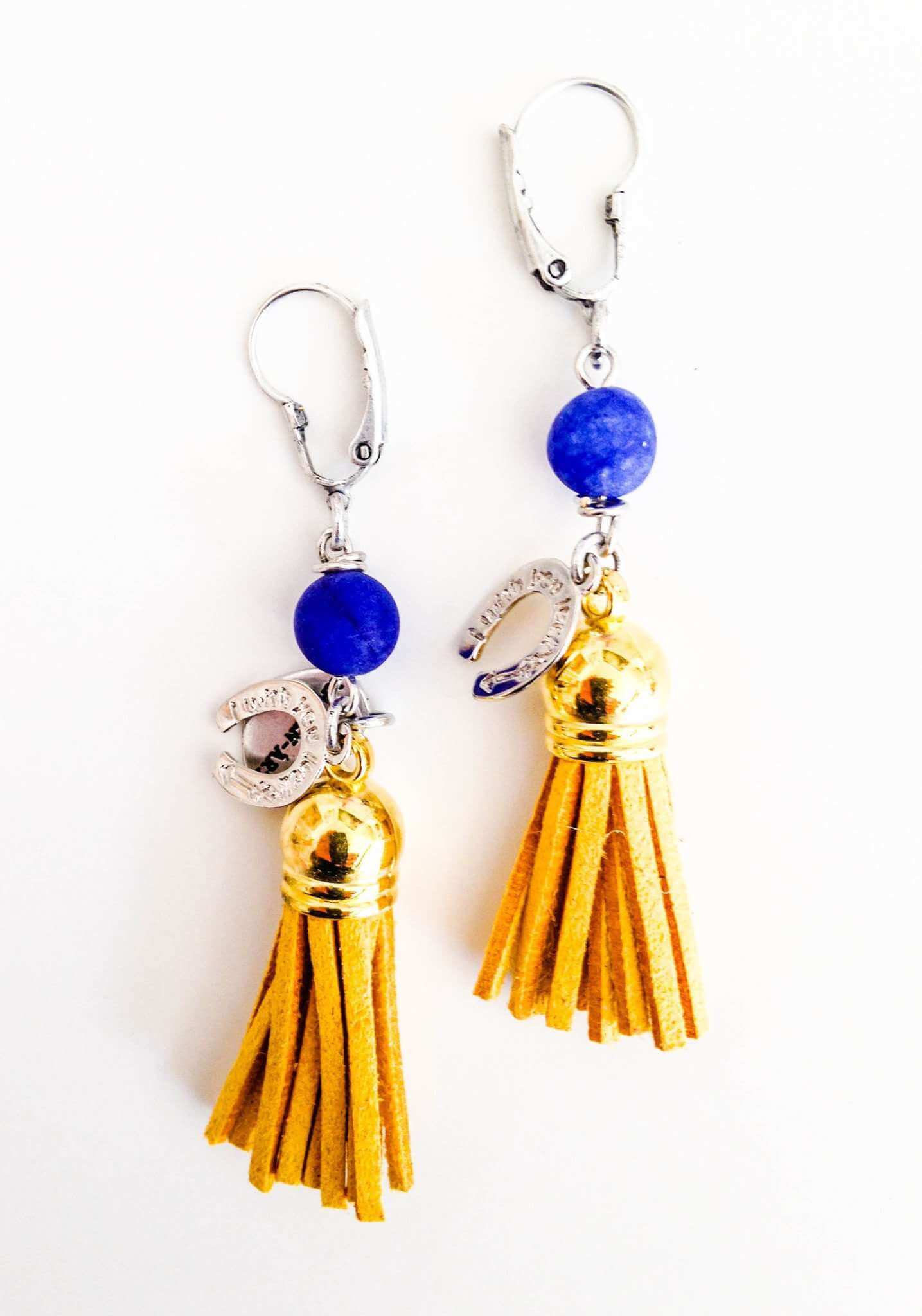Colorful tassel earrings. Perfect for parties and summer festivals. - Maiden-Art