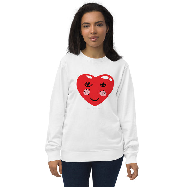 HEART - Unisex organic sweatshirt - LIMITED EDITION - Maiden-Art